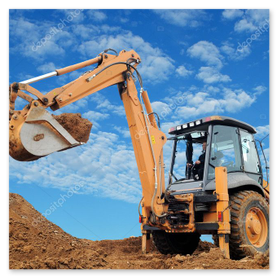 Koparko-ładowarka do robót ziemnych